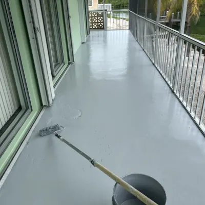 Concrete Floor Painting